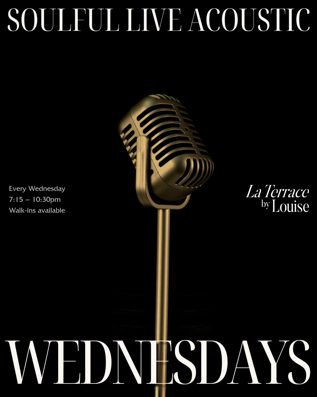 Soulful Live Acoustic Wednesdays